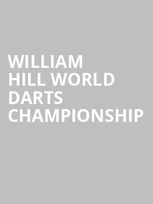 William Hill World Darts Championship at Alexandra Palace